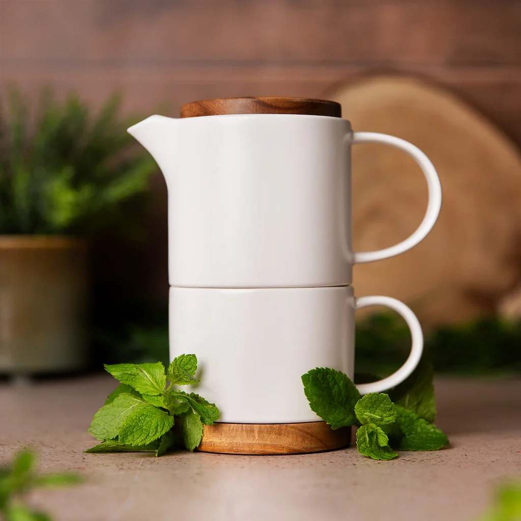 Keramik Teekanne (500ml) mit Tasse (400ml) - Image 7